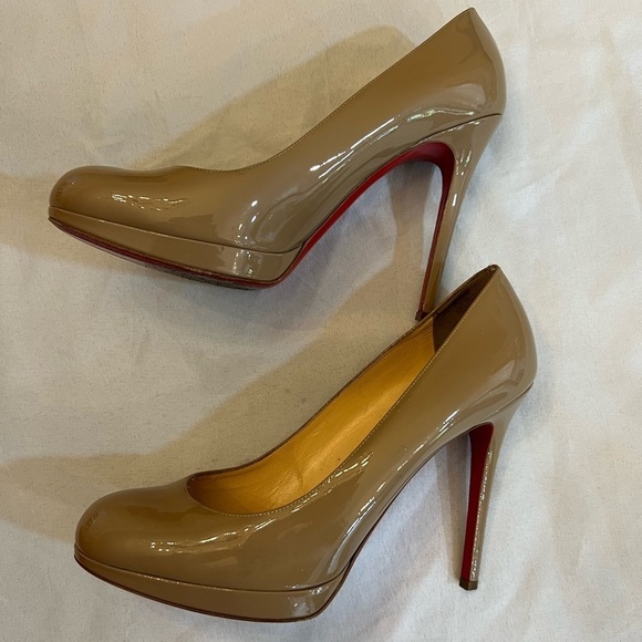 CHRISTIAN LOUBOUTIN 100% Authentic 120 Pump, Patent Leather, Size 39.5 - Picture 6 of 11